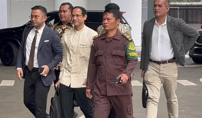 Mantan Mendikbudristek Nadiem Makarim penuhi panggilan pemeriksaan oleh Kejagung. [Ist]